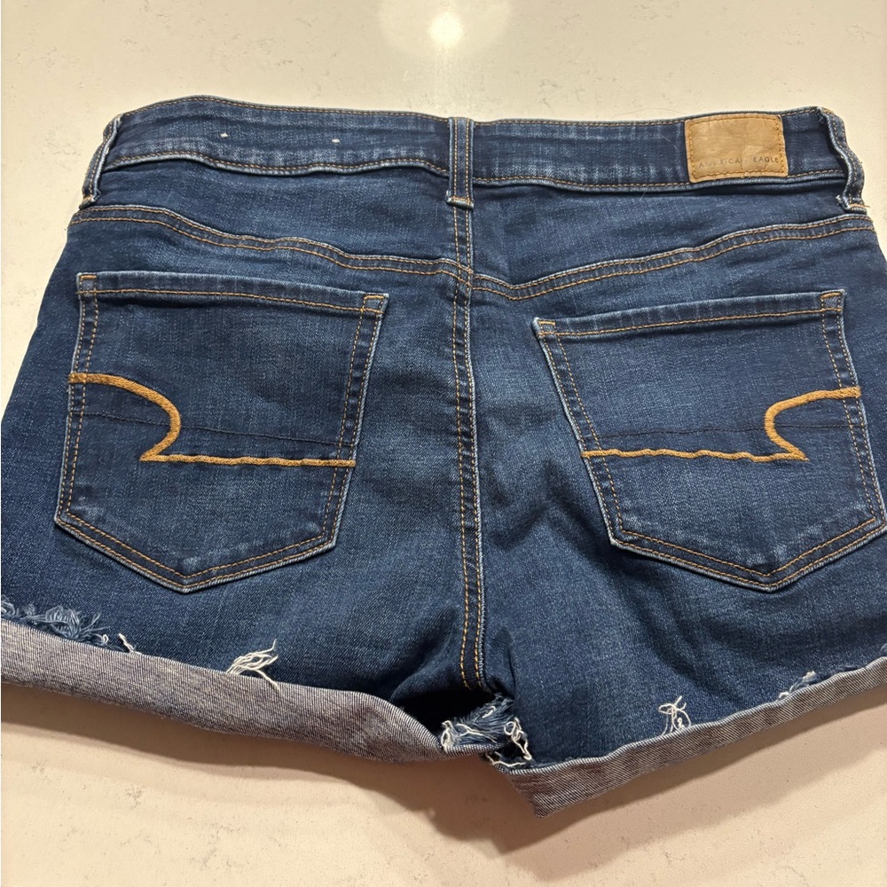 Women's Blue Denim Shorts